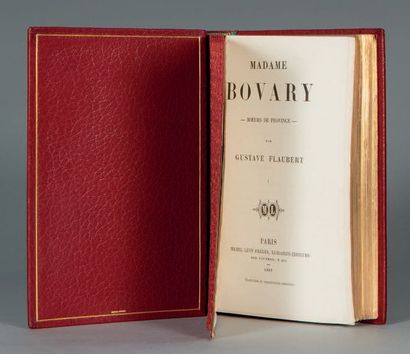 FLAUBERT (Gustave). Madame Bovary. Moeurs de province. Paris, Michel Lévy Frères,...