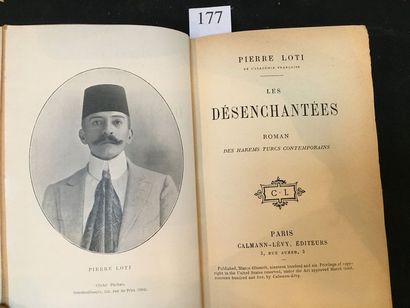 LOTI (Pierre). Les Désenchantées. Roman des harems turcs contemporains. Paris, Calmann-Lévy,...