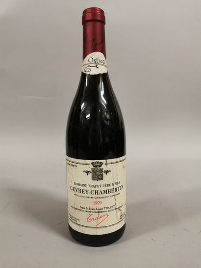 null 1 bouteille GEVREY-CHAMBERTIN L. Trapet 1999 (tachée) 