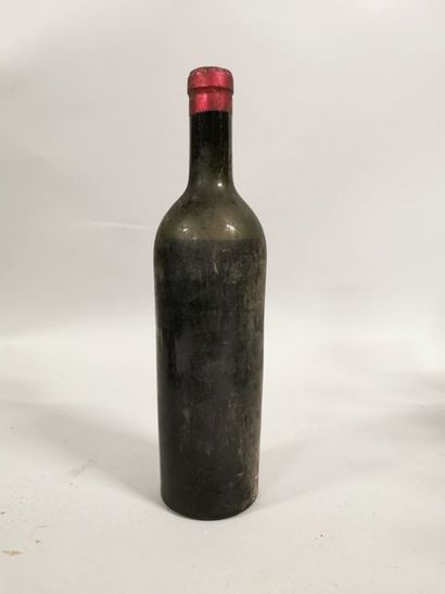 null 1 bouteille CH. PALMER, 3° cru Margaux (SE, V, très vieille, probablement 1906...