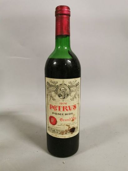 null 1 bouteille PETRUS, Pomerol 1976 (et, B) 