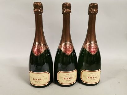 null 3 bouteilles CHAMPAGNE "Grande Cuvée", Krug 