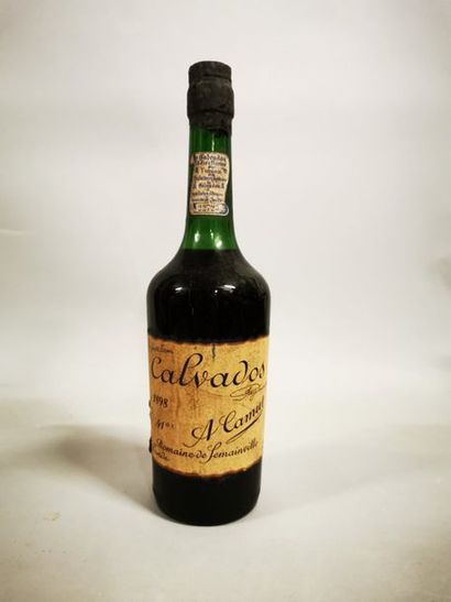 null 1 bouteille CALVADOS A. Camut 1898 (TLB) 