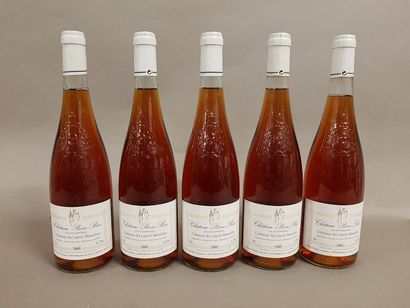 null 5 bouteilles CÔTEAUX DU LAYON "Les Rouannières", Pierre Bise M Papin 1995 