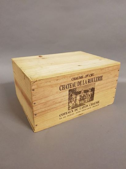 null 6 bouteilles CÔTEAUX DU LAYON "Chaume", La Roulerie 1996 cb 