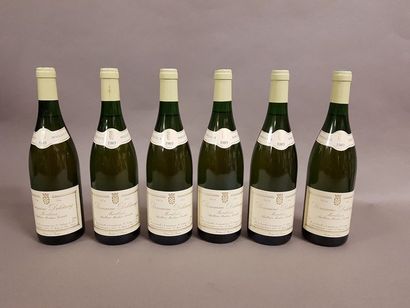 null 6 bouteilles MONTLOUIS "Les Batisses, Moêlleux", Deletang 1989 (3 TLB) 