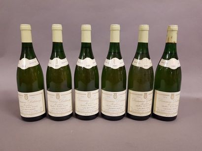 null 6 bouteilles MONTLOUIS "Les Batisses,", Deletang 1989 (demi-sec; 4 TLB) 