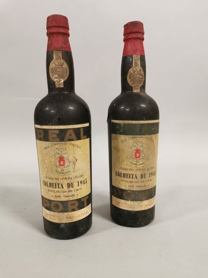 null 2 bouteilles PORTO "Colheita", Real Vinicola 1945 