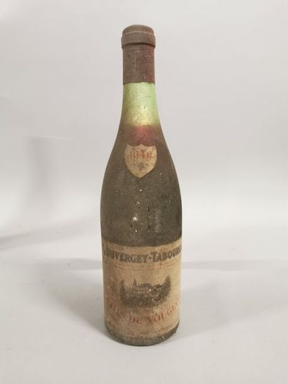 null 1 bouteille CLOS VOUGEOT, C. Duvergey-Taboureau 1949 (ets, TLB) 