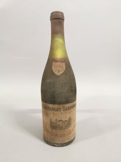 null 1 bouteille VOLNAY "Clos des Santenots", C. Duvergey-Taboureau 1949 (ets, LB)...