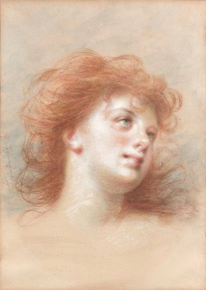 Théodore TCHOUMAKOFF (Saint-Pétersbourg 1823 - Paris 1911) 
Portrait of a
Pastel...