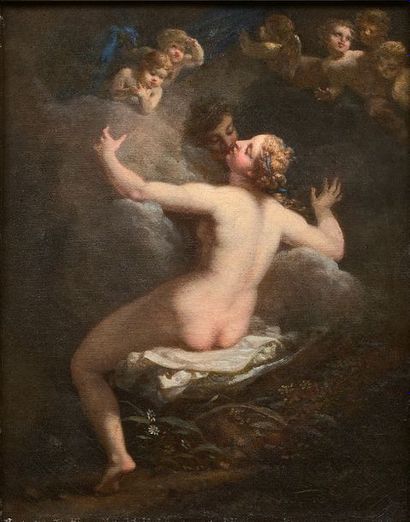 École ITALIENNE du début du XIXe siècle, dans le goût du CORRÈGE Jupiter and Io
on...