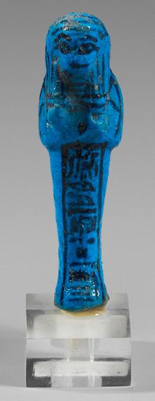  Oushebti inscribed on a ventral column in the name of Pen-Amon, chief of the scribes...