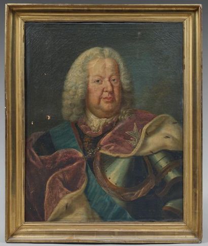 Ecole autrichienne de la Fin du XVIIIè siècle 
Portrait du Roi Stanislas Leszczynski
Sur...