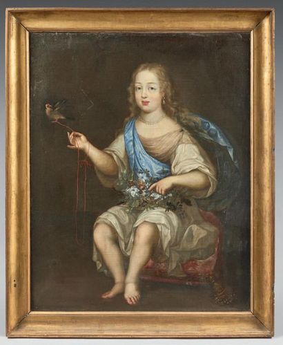 NON VENU École ANGLAISE vers 1700, suiveur de Caspar NETSCHER NON VENU Child with...