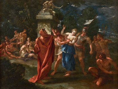 ROCCA Michele dit Il Parmigianino (Parme, 1666 - Venise, 1751) 
The sacrifice of...