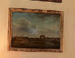Attribué à Charles Francois NIVARD (1739-1821) 
View of the castle of Madrid in Neuilly
Oil...
