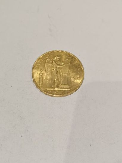 null Pièce de 100 Francs or datée 1879