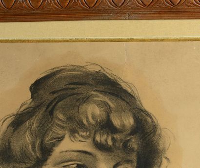 Ernest LAURENT (1859-1929) Face study

Charcoal signed lower right

44 x 35 cm 

dated...