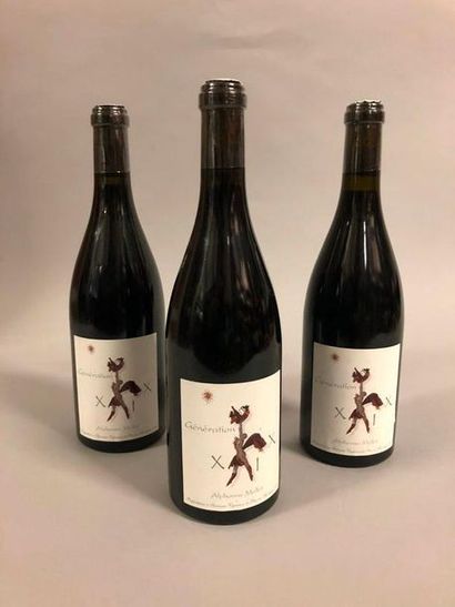 3 bouteilles SANCERRE "Generation XIX" A.Mellot 2003 (red) cb