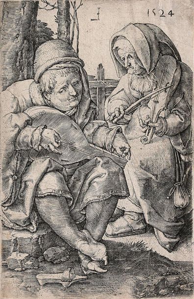 Lucas de LEYDE (1494 – 1533). Les Musiciens....