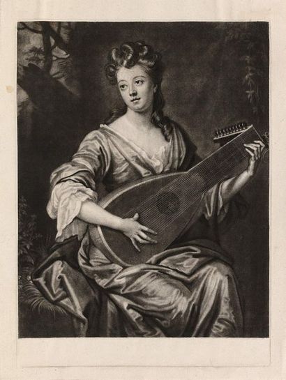 John SMITH (1652 - 1742). Arabella Hunt 
d'après...