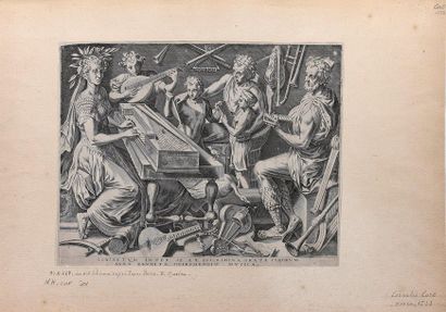 Cornélis CORT (1533 – 1578). Musica.De la...