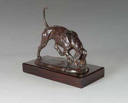 null Catherine FARVACQUES (1963)
Dog on Trace
Bronze with brown patina signed, dated...