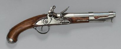 null Pistolet à silex de cavalerie modèle 1763/1766, fabrication révolutionnaire,...