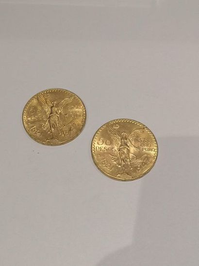 null 2 pièces de 50 Pesos or 
1821-1947

Frais 15 % HT soit 18 % TTC