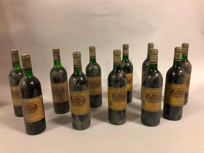 null 11 CH bottles. BATAILLEY, 5° cru Pauillac (8 of 1991 J, ets, 3 of 1972, ets,...