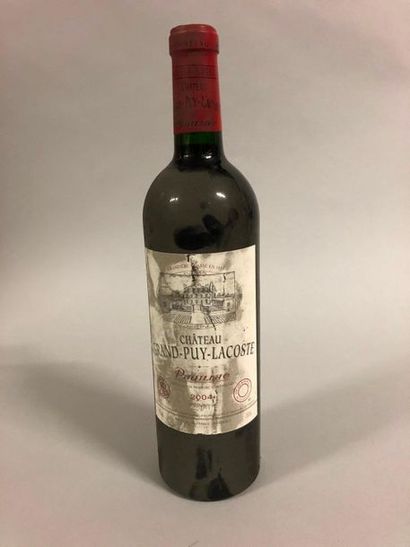 null 1 bottle CH. GRAND-PUY-LACOSTE, 5° cru Pauillac 2004 (ets) 