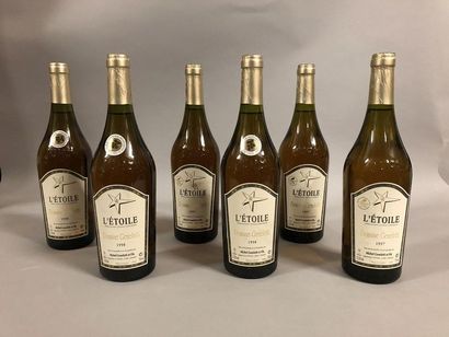 null 6 bouteilles L'ÉTOILE, Domaine Geneletti (3 de 1997, 3 de 1998) 