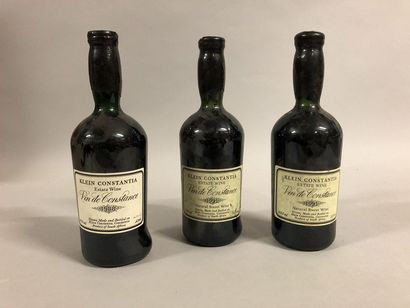 null 3 bottles KLEIN CONSTANTIA (2 of 1991, 1 of 1988) 