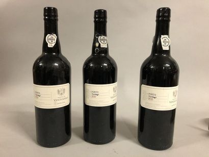 null 3 bouteilles PORTO ''Vintage'', Quinta de Ventolezo 2012 