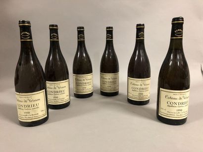 null 6 bouteilles CONDRIEU ''Coteau de Vernon'', G. Vernay 1990 (els) 