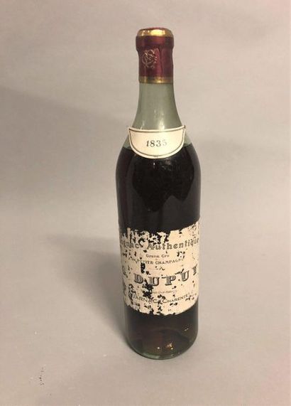 null 1 bouteille COGNAC ''Petite Champagne'', G. Dupuy 1835 (ela, MB) 
