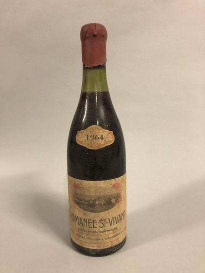 null 1 bouteille ROMANÉE-ST-VIVANT, C. Noëllat 1964 (es, niveau et état exceptionnels,...