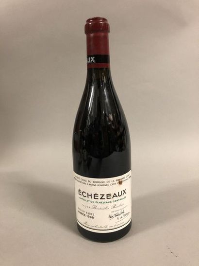 null 1 bouteille ÉCHEZEAUX, DRC 1998 (tachée, capsule lég tachée par du scotch blanc)...