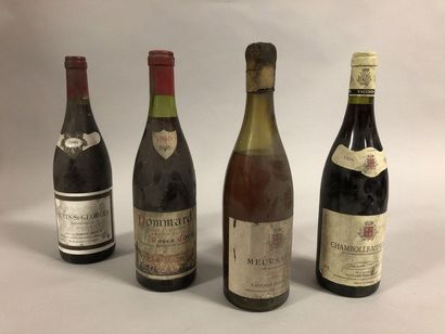 null Set of 4 bottles :1 bottle NUITS-ST-GEORGES Jafflin 2000 (es) ;1 bottle CHAMBOLLE-MUSIGNY...