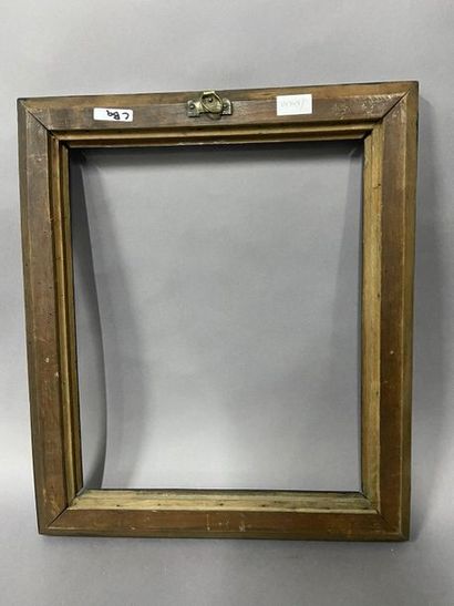 null Blackened molded wooden frame 

Netherlands, 19th century

42 x 35 x 5.5 cm