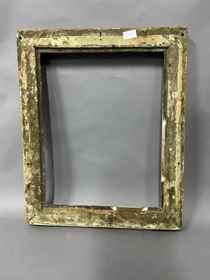 null Carved and gilded oak frame with Bérain decoration

Louis XIV period

37 x 45.5...