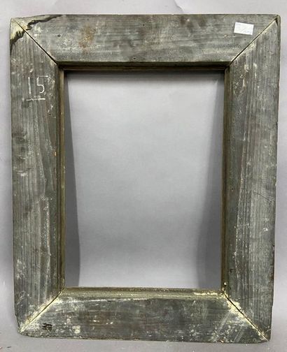 null Carved and gilded wood frame with a black "cassetta" frame. 

Florentine style...