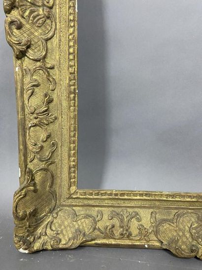 null Cadre en chêne sculpté et redoré à décor Bérain

Epoque Louis XIV

39 x 55 x...