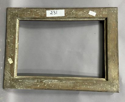 null Gilded molded wood frame with faux marble frame and entablature.

16th, 20th...