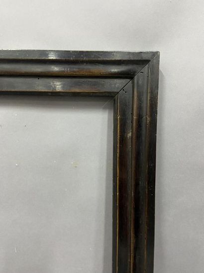 null Moulded and blackened wooden frame 
 
France, 19th century

64 ,5 x 56 x 6 ...