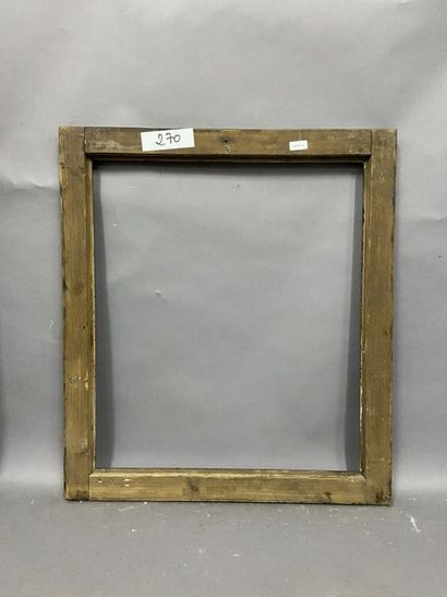 null Moulded and blackened wooden frame 
 
France, 19th century

64 ,5 x 56 x 6 ...