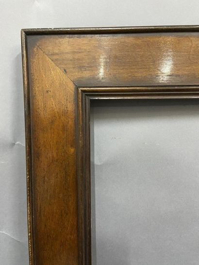 null Flat profile wooden and walnut frame 

France, early 19th century

53 x 64 x...
