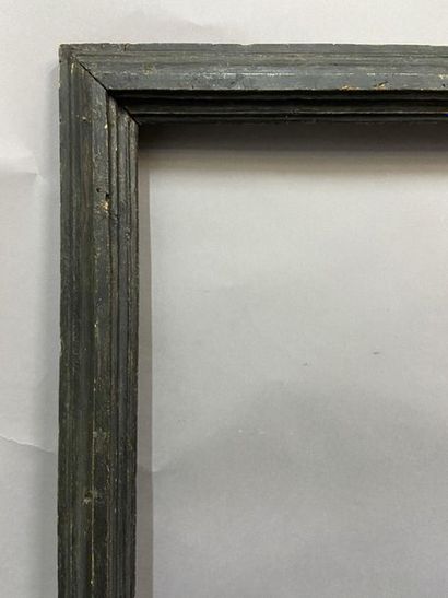 null Blackened, moulded upside-down linden frame, 

Italy XVII-XVIIIth century

82...