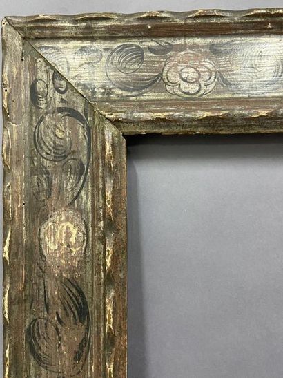 null Moulded old-fashioned silver fir frame with scroll decoration 

Spain, 17th-18th...